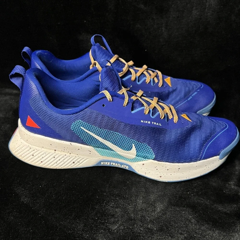 Nike Juniper Trail 3 FQ0904-400 Men 15 Athletic Running Shoes Royal Blue Sneaker